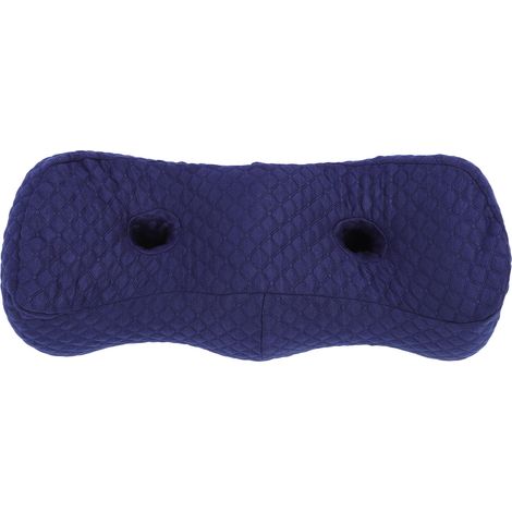 Oreiller pour les jambes, garnissage en coton à mémoire de forme, 2 hauteurs, soutien des genoux, pour étudier à la maison ou dormir. (1/5)