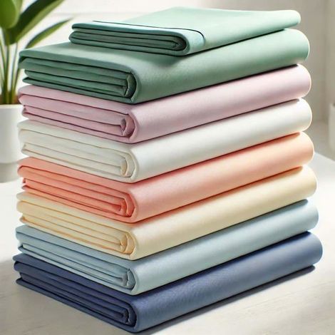 Draps Housses - Coton - 90x190cm - Bonnet 25cm - Multicolore - Doux et Confortable