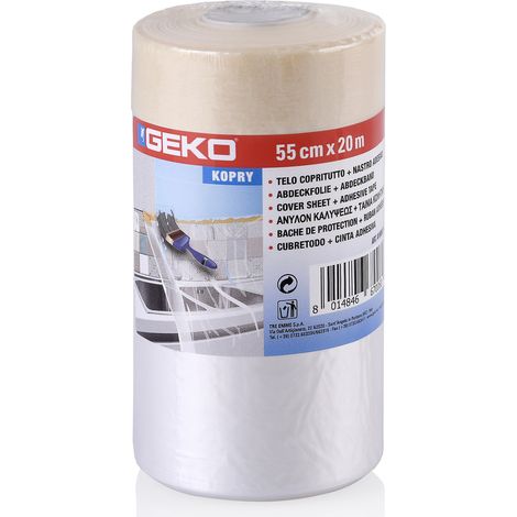 Lona protectora adhesiva - 176614 - 55cm x 20m - Geko