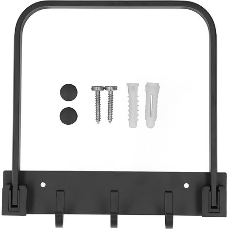 Sèche-linge mural multifonction sans perçage, étendoir pour salle de bain, support de lavabo bébé, rack pliable (1/5)
