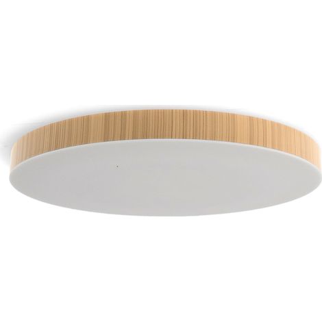 IluminaShop - Plafon LED Circular Madera Regulable CCT 36W 3000+4000+6000 (1/2)