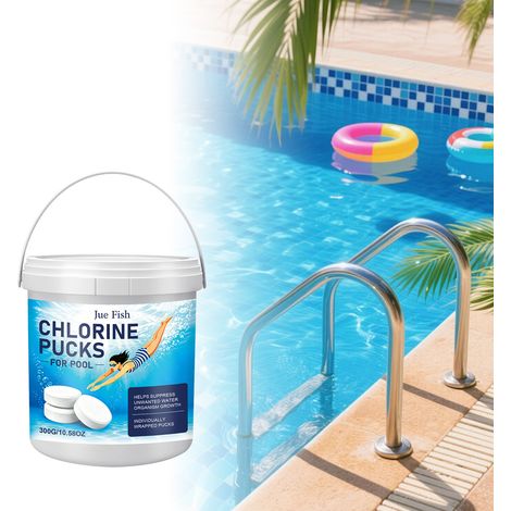 Poolreinigungstücher entfernen Kalk und Flecken aus dem Pool und verbessern so das Badeerlebnis. Praktische Pflegetücher – 300 g -- BIEMMEDUE (1/5)