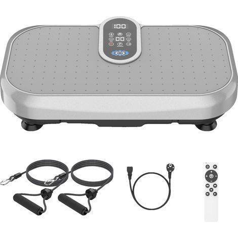 Pedana vibrante, display a LED, connettività Bluetooth, GRIGIO (1/2)