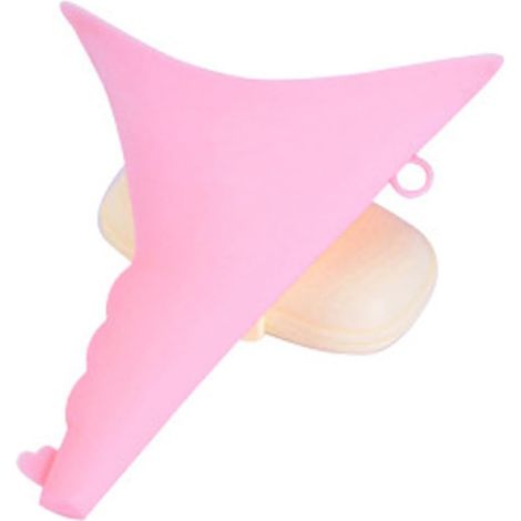 Urinoir Femme, Urinoir Féminin Réutilisable, Urinoir Femme, Urinoir Femelle à Entonnoir en Silicone, Urinoirs Féminins Portables sont Le Compagnon Idéal pour Camping, Plein Air, Voyages