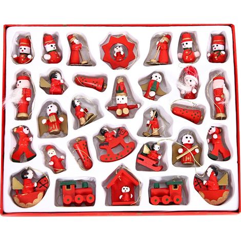 Calendrier de l'Avent 2021 pour Enfants - Cadeau de Noël Surprise avec Décorations et Pendants pour Sapin (1/5)