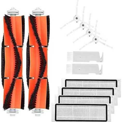 12 accesorios de repuesto para aspiradora robot Xiaomi Roborock S50 S51 S55 S6, repuestos, cepillos y filtros. (1/4)