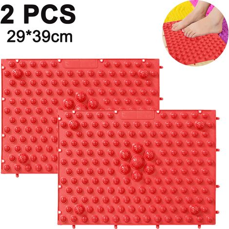 Tapis de massage des pieds, tapis d'acupression, tapis de réflexologie plantaire, tapis de marche, tapis de massage pour les orteils, tapis de salle de bain, tapis de yoga, tapis antidérapant pour jeu (1/4)