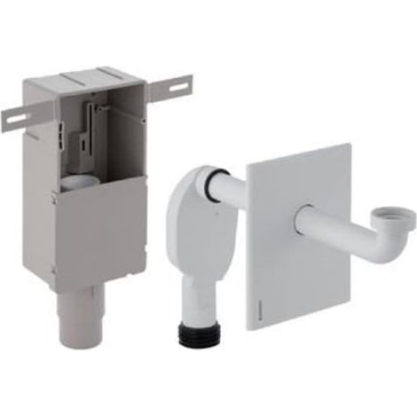 Geberit - Set di trappole antiodori per lavabo, uscita orizzontale, bianco alpino 151.120.11.1