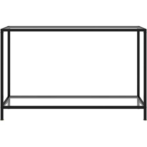 Maison Exclusive - Tavolo Consolle Trasparente 120x35x75 cm in Vetro Temperato (1/5)