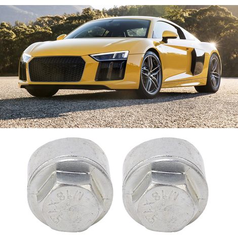 Pièces automobiles : paire de capteurs d'oxygène, écrou anti-desserrage soudé pré-plié et coupé, M18 x 1,5 mm + bouchon galvanisé (TU-ABC004) (1/5)