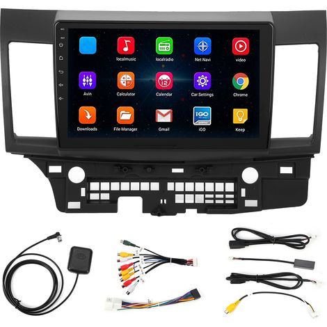 Autoradio stéréo GPS 10,1 pouces, 1 + 16 go, lecteur MP5, système de Navigation, adapté à Mitsubishi Lancer EX 20102015 (1/5)