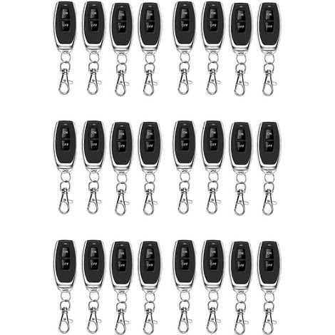 Lot de 24 interrupteurs de télécommande sans fil RF 433 MHz pour relais 220 V 30 A, éclairage, pompe à poussière, moteur, ventilateur et plus encore. (1/5)