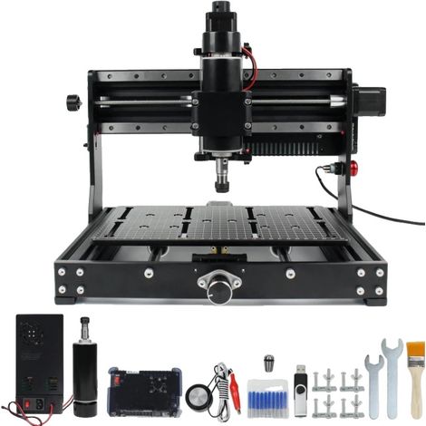 Machine de gravure CNC, broche de 500W, design de bureau compact, Juste 3020 Routeur Machine (1/2)