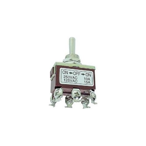 Inverseur Bipolaire A Levier On-on 10a/250v