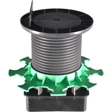 Support terrasse bois pour pieu métallique ELEVO