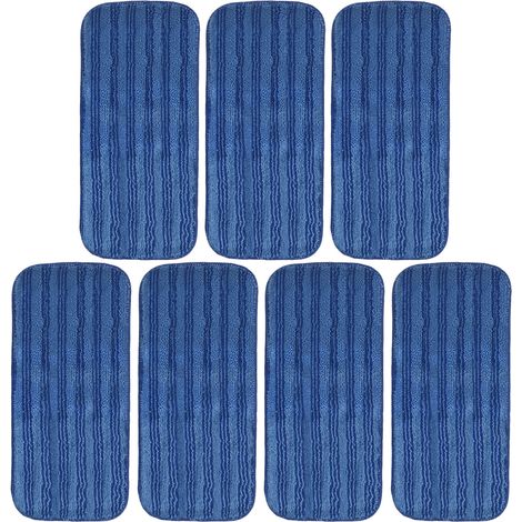 7 lingettes de rechange réutilisables pour balai Swiffer WetJet, en microfibre lavable en machine, épaisseur renforcée, pour sols durs (1/5)