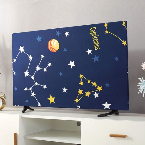 Housse de protection pour téléviseur, housse anti-poussière, housse de protection murale pour téléviseur LCD, housse universelle, Constellation 43 pouces (1/5)