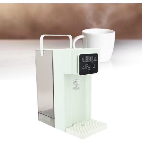 Distributore d'acqua istantaneo da tavolo con purificazione, non richiede installazione, 110 V, modello compatto verde per casa e ufficio. (1/4)