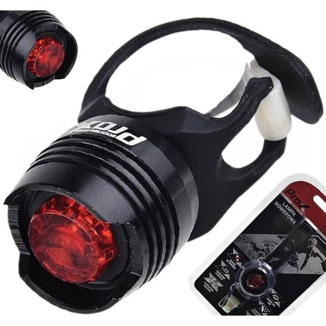 Luz trasera para bicicleta Prox naos, de aluminio cilíndrico. (1/3)