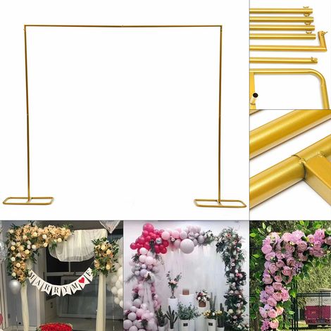 22.1m Eisen Hochzeit Bogen Requisiten Hintergrund Kreis Rasen Hochzeit Tür Outdoor (1/5)