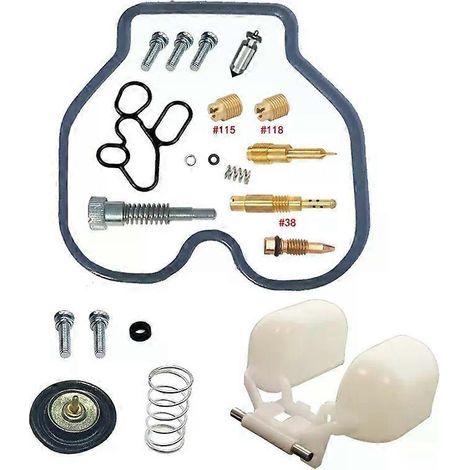 Vergaser-Reparatursatz für Honda CBR125R und CBR150R mit Teilen für Schwimmer und Luftabschaltmembran (1/5)