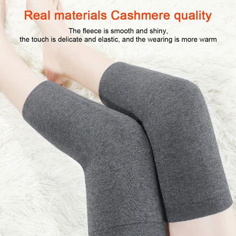Genouillère Thermique - Compression Élastique Pour Activités Extérieures - Adaptée Cyclisme Ski Randonnée - Parfait Pour Soutien Articulaire En Hiver - Lot De 2 (1/5)