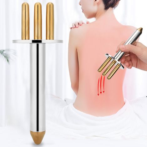 Bâton de Massage Magnétique 3 Branches pour Acupression et Détente, Soulagement des Tensions (1/5)