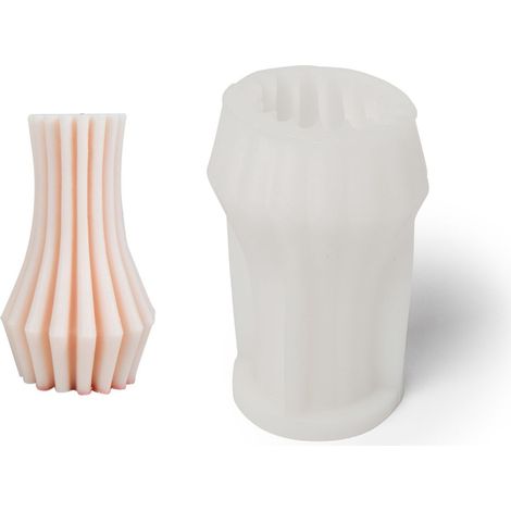 Stampo in silicone per candele, a colonna, a pilastro, 123x76 mm