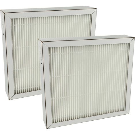 vhbw 2x Filtro de aire F7 reemplaza Pluggit ADFG4F7-160 para ventilador (2x filtro de aire)