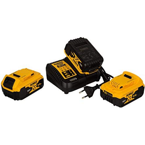 Akku-Starter-Kit: 3x Akku 5,0 Ah + Ladegerät DCB1104 – DEWALT 18V XR (DCB115P3-QW)