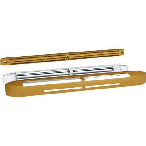 Entrée d'air hygroréglable, 6/45 m3/h, RAL 1011, réservation 354x12 mm S&P (UNELVENT) 850189