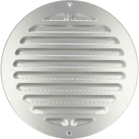Grille d'intempéries Upmann rond alu anodisé 200 mm