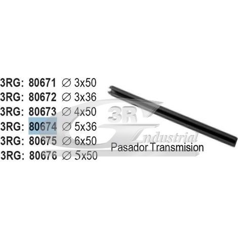 3RG 80674 PASADOR TRANSMISION