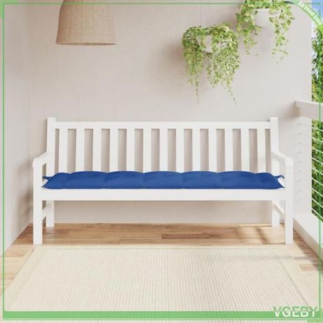 361631 Coussin de banc de jardin bleu royal 180x50x7 cm tissu oxford (1/5)