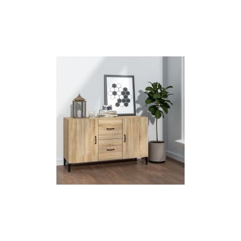 Buffet chêne sonoma 100x36x60 bois d'ingénierie (1/5)