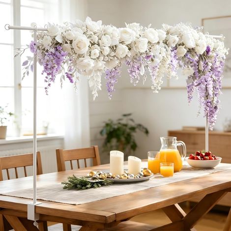 Arche de table, barre décorative réglable avec pinces, pour décoration de (1/5)
