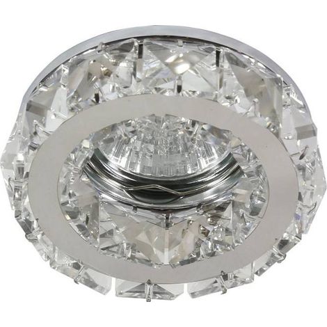 Candellux faretto incasso soffitto cristallo cromo MR16 50W (1/2)
