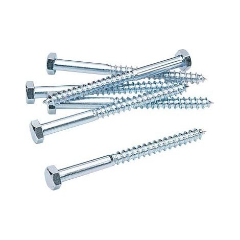 LENNIE - Verzinkt Weiß - Ø10x120 - Packung mit 50 Stück - TIR1012002B
