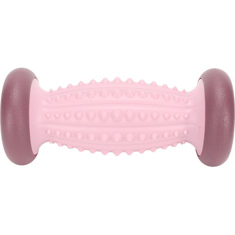 Rouleau de massage profond pour pieds, poignets et cou - Ergonomique en ABS - Couleurs rose et violet disponibles (1/5)