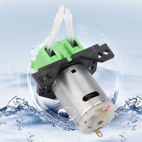 Dosierpumpen-DIY-Peristaltikschlauchkopf für Aquarienlabor-Chemieanalyse (grün 12V 24) (1/5)