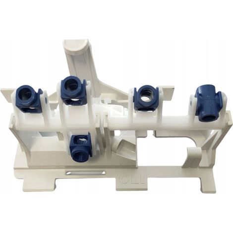 Oli 021208 Druckknopf-Getriebe – Weiß und Blau – Kunststoff – Toilettenspülmechanismus (1/3)