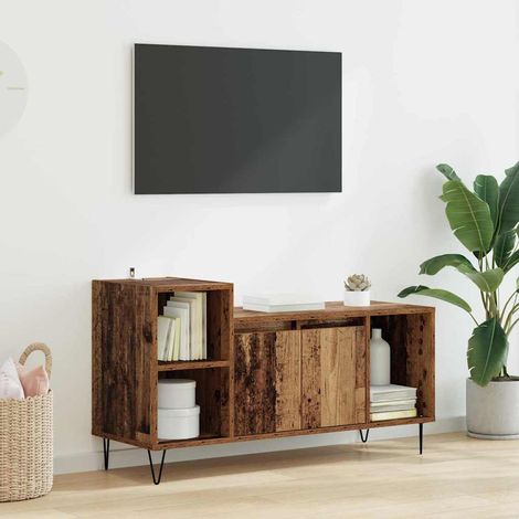 TV-Schränk Altholz 100 x 35 x 55 cm Holzwerkstoff