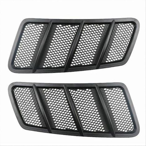 2x seitliche Lüftungsgitter für Motorhaube, seitliche Lüftungsöffnungen am Auto (1/5)