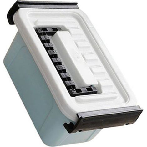 Tragbare Aufbewahrungsbox mit Deckel, Aufbewahrungsbox aus Kunststoff, Aufbewahrungsbehälter für Kleidung und Spielzeug, blau (1/5)
