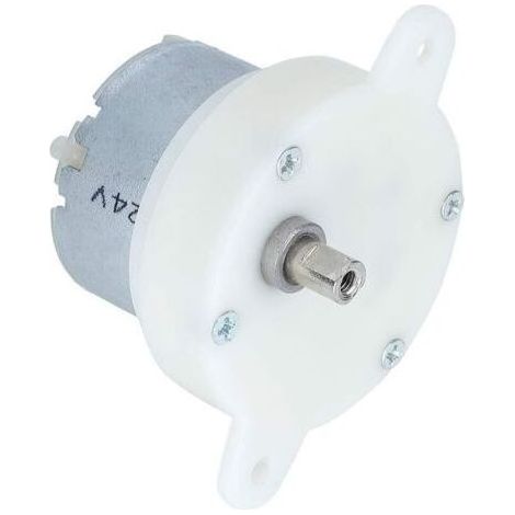 Motoréducteur, mini moteur électrique à vitesse lente à couple élevé, Micro moteur electrique, petit réducteur de moteur à vitesse lente 12V avec rotation de l'engrenage muet terminal (1/5)