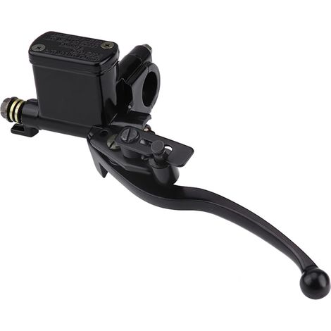 Maître-cylindre Frein Gauche, Pompe Frein Avant Gauche Aluminium 22mm avec Levier pour Pit Bike Quad ATV 50cc 110cc 150cc