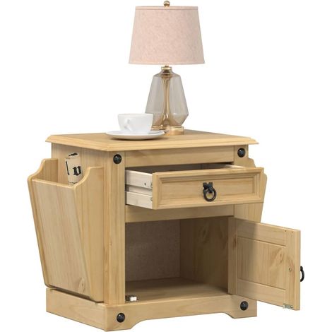 Nachttisch Corona 45x35x47,5 cm Massivholz Kiefer (1/5)