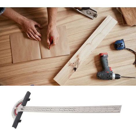 Multifunktionaler Winkelmesser, Kantenlineal für die Holzbearbeitung, 50,8 cm (20 Zoll) (1/5)