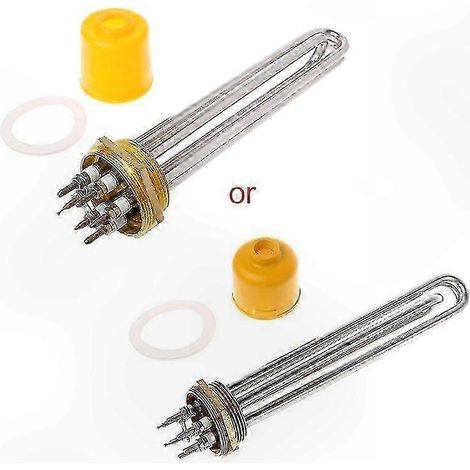 Élément chauffant pour réservoir d'eau, thermoplongeur de 40 mm, compatible avec les systèmes de chauffage électrique et de chauffage à air. (1/5)