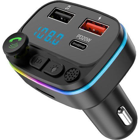 B2 Bluetooth Car MP3 Player, Car Electronic Card MP3 Player, Car Bluetooth Receiver -- Silver